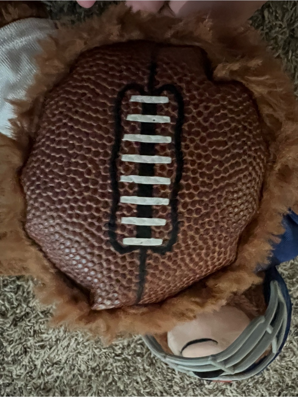 Build-A-Bear New York Giants Navy Blue & White Football Bear - Picture 4 of 5
